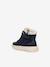 J Theleven Girl GEOX®  fur-lined high-top sneakers navy blue - vertbaudet enfant 