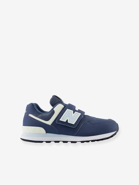 Kids' scratched baskets PV574KIE NEW BALANCE navy blue - vertbaudet enfant 