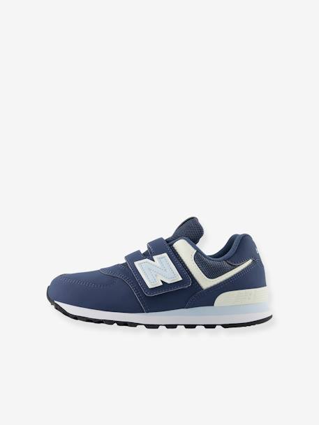 Kids' scratched baskets PV574KIE NEW BALANCE navy blue - vertbaudet enfant 