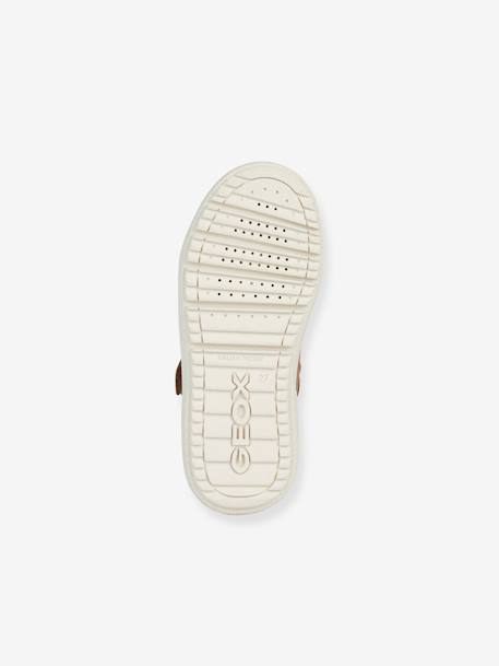 J Theleven Girl GEOX® high-top velcro sneakers for kids camel - vertbaudet enfant 
