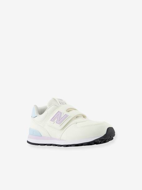 Kids' scratched baskets PV574KID NEW BALANCE® white - vertbaudet enfant 