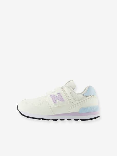 Kids' scratched baskets PV574KID NEW BALANCE® white - vertbaudet enfant 