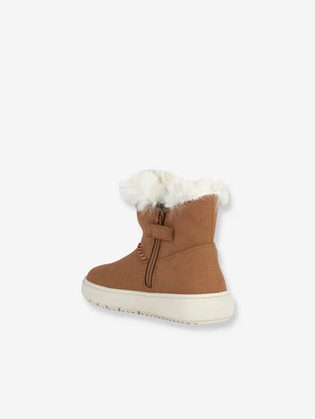 J Theleven Girl GEOX® fur-lined boots camel - vertbaudet enfant 