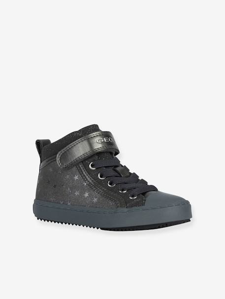 Baskets montantes J Kalispera Fille GRIS FONCE UNI - vertbaudet enfant 