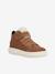 J Theleven Girl GEOX® high-top velcro sneakers for kids camel - vertbaudet enfant 