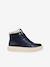 J Theleven Girl GEOX®  fur-lined high-top sneakers navy blue - vertbaudet enfant 