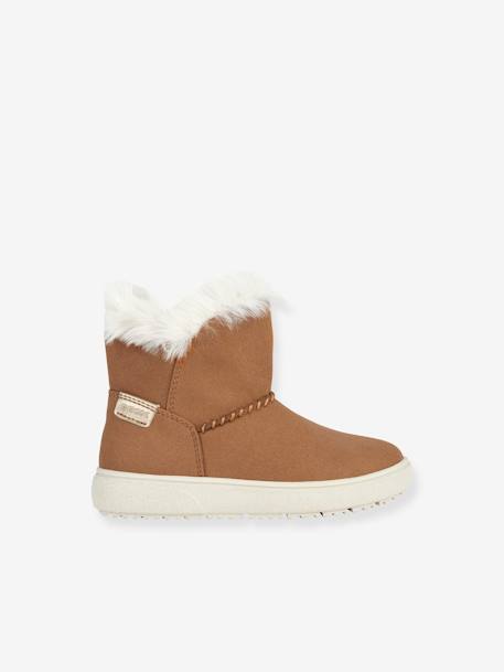 J Theleven Girl GEOX® fur-lined boots camel - vertbaudet enfant 
