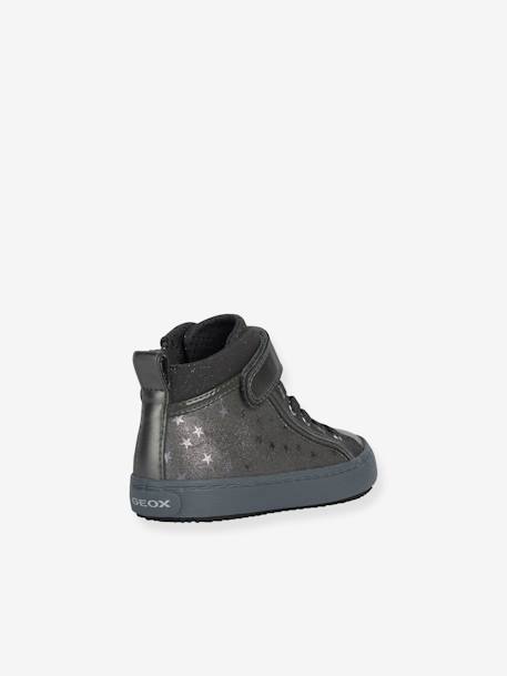Baskets montantes J Kalispera Fille GRIS FONCE UNI - vertbaudet enfant 