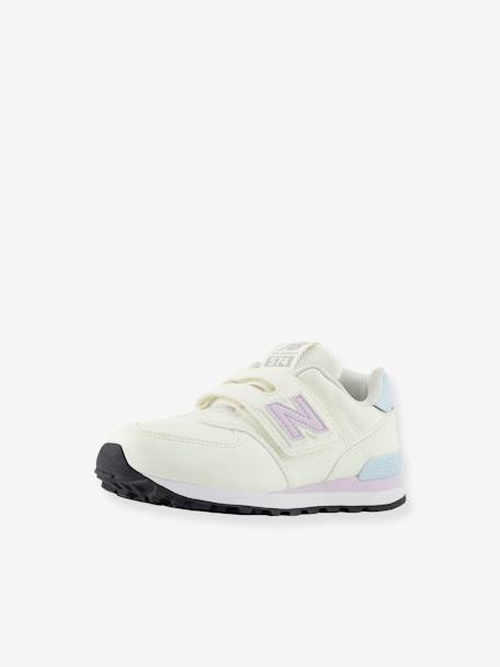 Kids' scratched baskets PV574KID NEW BALANCE® white - vertbaudet enfant 