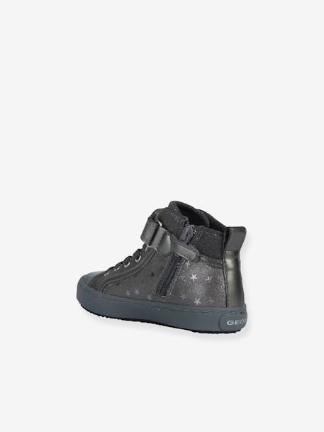 Baskets montantes J Kalispera Fille GRIS FONCE UNI - vertbaudet enfant 
