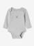 Lot 5 bodies manches longues bébé ouverture US en coton bio bleu - vertbaudet enfant 