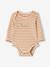 Lot 5 bodies manches longues bébé ouverture US en coton bio bleu - vertbaudet enfant 