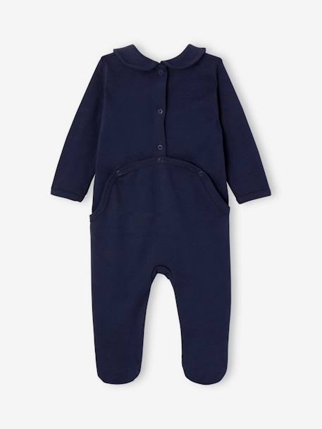 Pack of 2 'Hearts' Sleepsuits for Newborns navy blue - vertbaudet enfant 