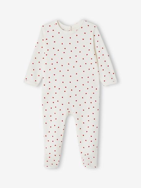 Pack of 2 'Hearts' Sleepsuits for Newborns navy blue - vertbaudet enfant 