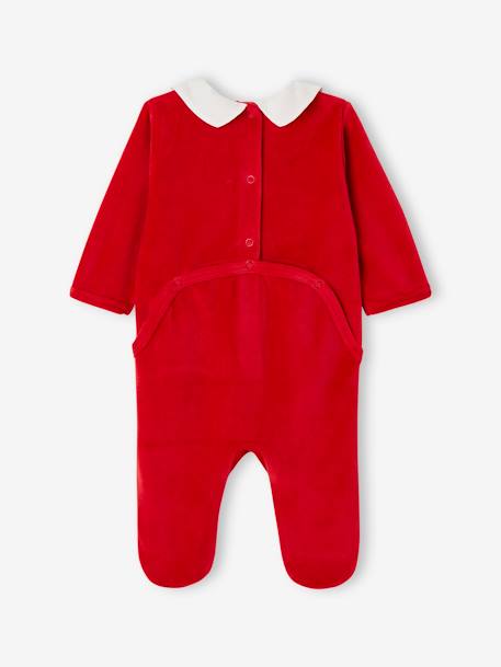 Pyjama bébé fille + bandeau coffret cadeau Noël rouge - vertbaudet enfant 