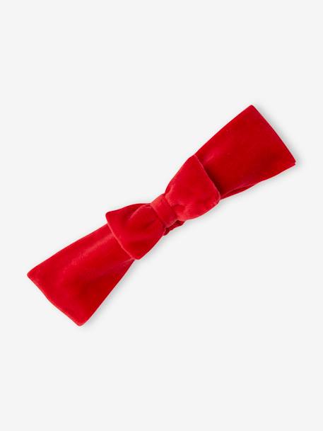 Pyjama bébé fille + bandeau coffret cadeau Noël rouge - vertbaudet enfant 