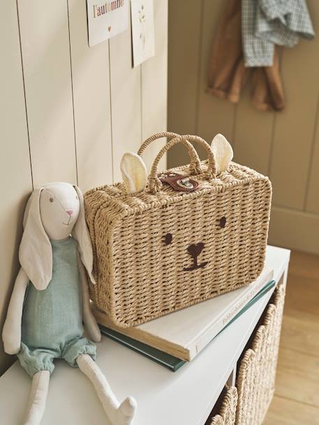Valisette avec visage animal marron - vertbaudet enfant 