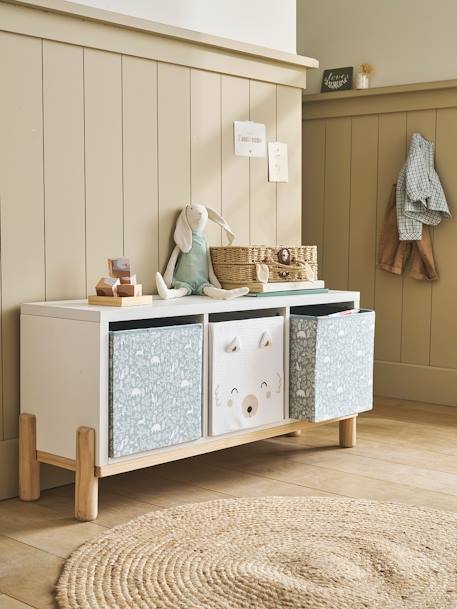 Set of 3 Storage Boxes, In the Woods sage green - vertbaudet enfant 