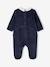 Pyjama Noël bébé garçon en velours brodé marine - vertbaudet enfant 