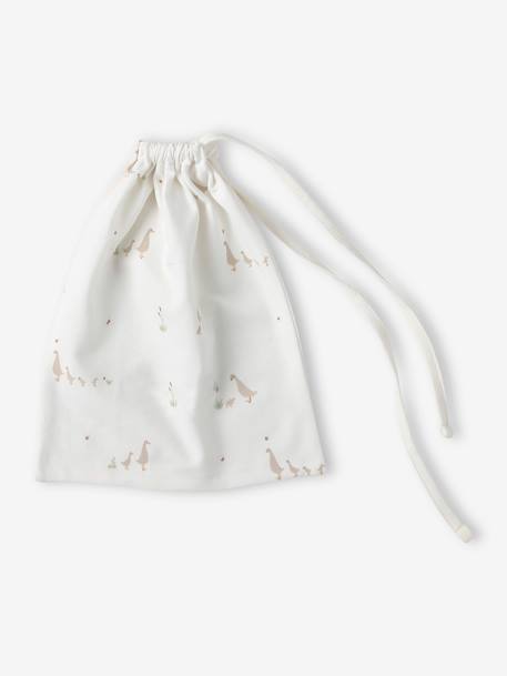 Ensemble naissance bonnet + moufles + chaussons + pochon personnalisable cappuccino - vertbaudet enfant 