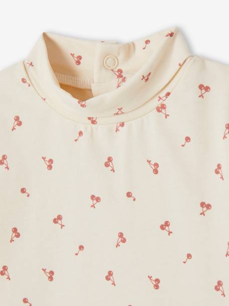 Pack of 2 Polo Neck Tops for Babies navy blue+pale pink - vertbaudet enfant 