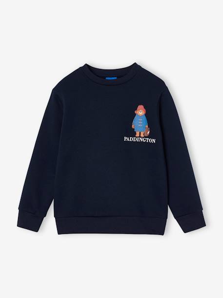 Sweat motif ours Paddington bleu nuit - vertbaudet enfant 