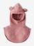 Jersey Knit Hood with Bib for Baby Girls marl beige+marl grey+pale pink - vertbaudet enfant 