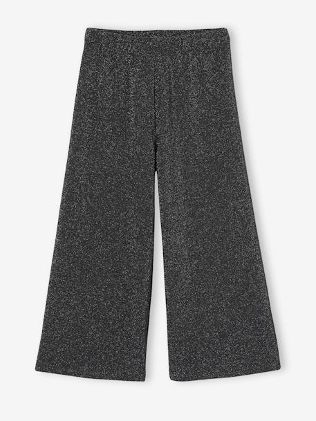 Legging large fille anthracite - vertbaudet enfant 