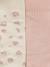 Pack of 2 Pairs of Floral & Rib Knit Tights for Baby Girls ecru - vertbaudet enfant 