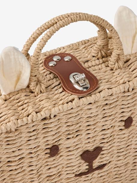Valisette avec visage animal marron - vertbaudet enfant 