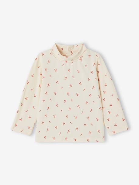 Pack of 2 Polo Neck Tops for Babies navy blue+pale pink - vertbaudet enfant 