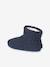 High Top, Fur-Lined Slippers for Children navy blue - vertbaudet enfant 