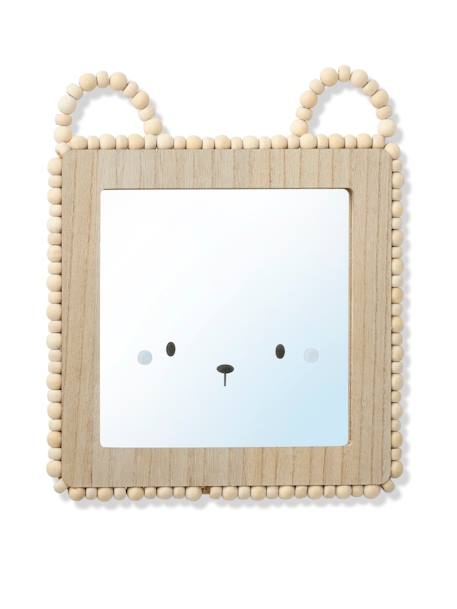 Miroir visage petit ourson HYGGE bois - vertbaudet enfant 