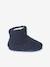 High Top, Fur-Lined Slippers for Children navy blue - vertbaudet enfant 