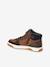 High Top Lace-Up Trainers with Zip, for Boys brown - vertbaudet enfant 