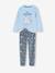 Disney® Frozen girl's velvet pyjamas grey blue - vertbaudet enfant 