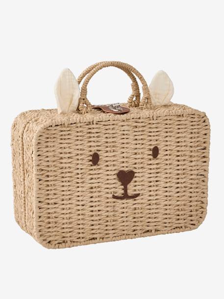 Valisette avec visage animal marron - vertbaudet enfant 