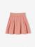 Jupe en jersey côtelé rose - vertbaudet enfant 