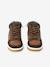 High Top Lace-Up Trainers with Zip, for Boys brown - vertbaudet enfant 