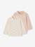 Pack of 2 Polo Neck Tops for Babies navy blue+pale pink - vertbaudet enfant 