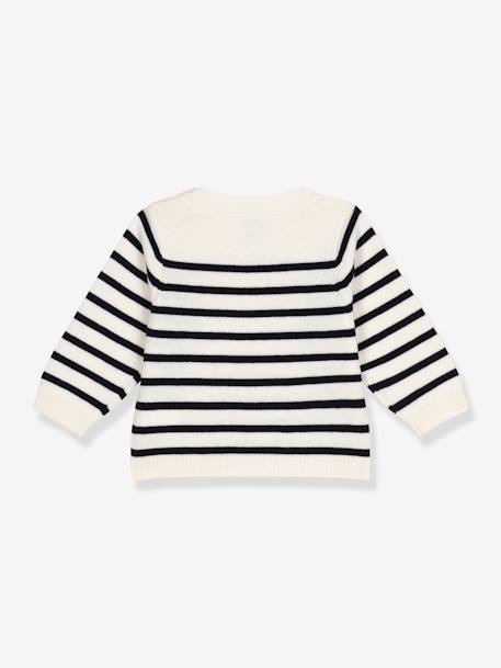 Pull en tricot rayé bleu - vertbaudet enfant 