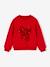 Sweat fille Noël noeud en sequins anthracite+rouge - vertbaudet enfant 