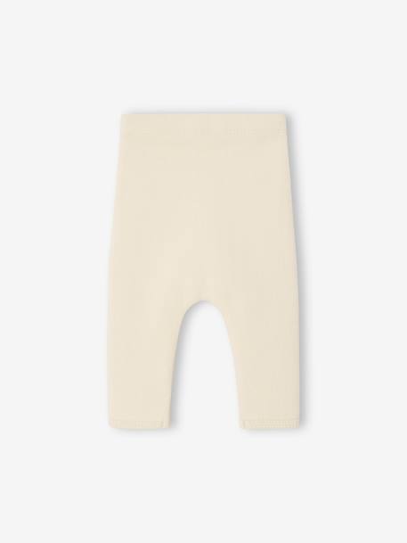 Legging bébé fille en côtes rose+vanille - vertbaudet enfant 