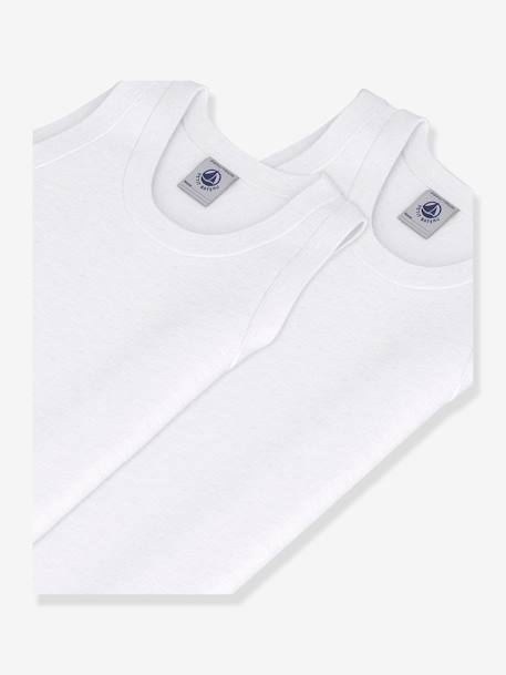 Pack of 2 cotton tank tops PETIT BATEAU white - vertbaudet enfant 