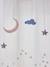 Semi-Sheer Curtain with Eyelets & Clouds & Stars Garland White - vertbaudet enfant 