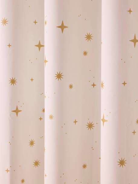 Rideau à oeillets occultant imprimé étoile BLANC / ETOILES - vertbaudet enfant 