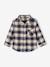 Chequered Flannel Shirt for Babies navy blue - vertbaudet enfant 