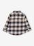 Chequered Flannel Shirt for Babies navy blue - vertbaudet enfant 