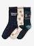 Pack of 3 Pairs of Christmas Socks for Boys fir green - vertbaudet enfant 