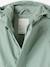 Water-Repellent Pramsuit with Hood, Lined in Polar Fleece, for Babies night blue+sage green - vertbaudet enfant 